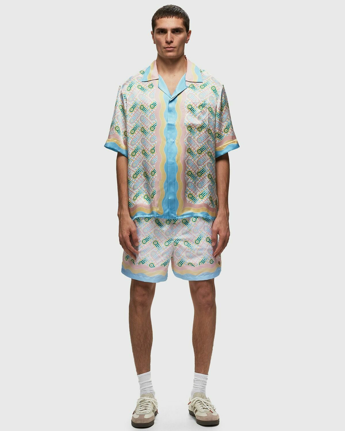 Cuban Collar Short Sleeve Shirt main image 1