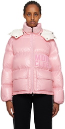Moncler Pink Abbaye Down Jacket