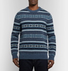 J.Crew - Fair Isle Wool Sweater - Men - Blue