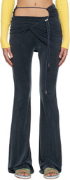 Jacquemus Navy Le Raphia 'Le Pantalon Espelho' Leggings