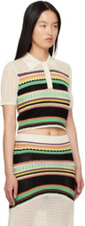 Chloé Multicolor Paneled Polo