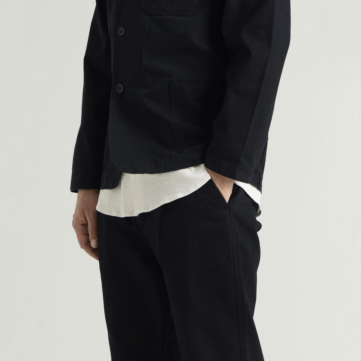 Service Works Men's Twill Waiter Pants in Black