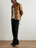 BODE - Fruit Pit Camp-Collar Printed Silk-Seersucker Shirt - Multi