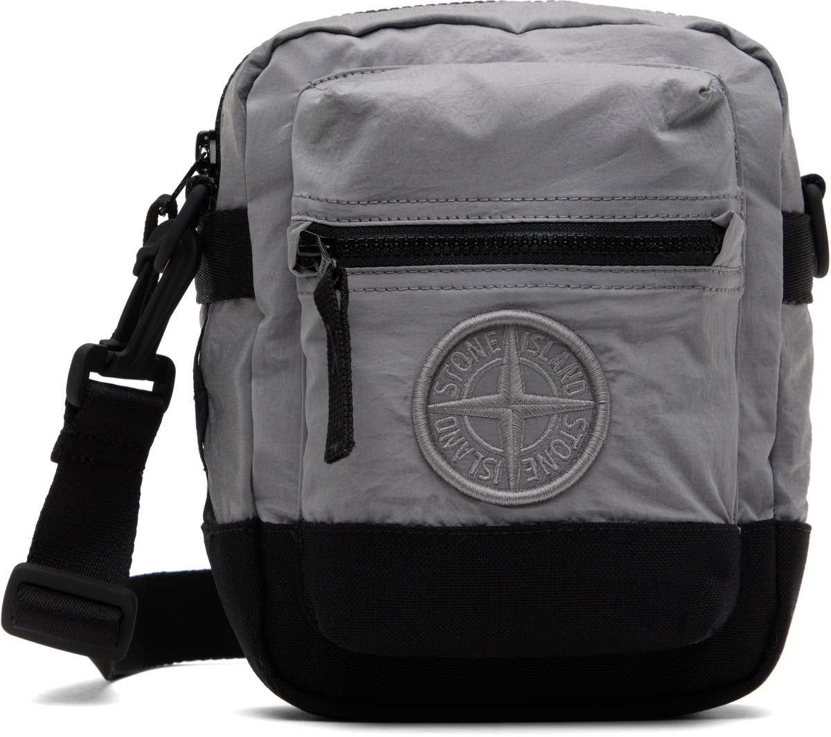 関税負担なし☆STONE  NYLON L IN ECONYLポーチバッグ ストーンアイランドの2024年秋冬新作バッグが見逃せない！【国内
