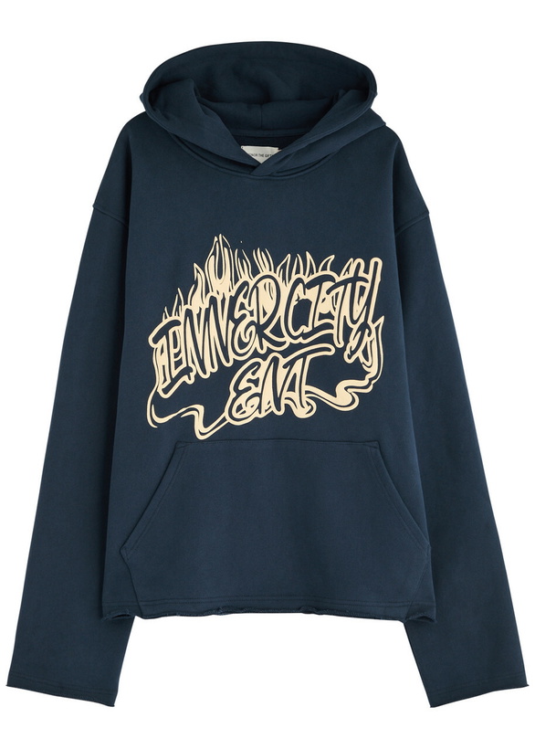Photo: Honor The Gift Entertainment Hooded Cotton Sweatshirt Blue