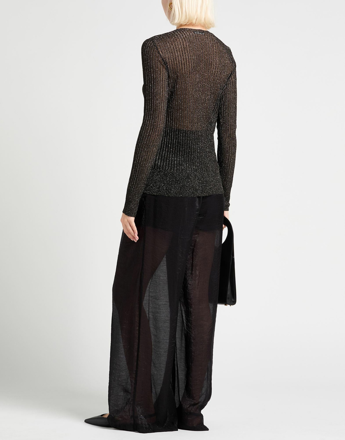 Sapio Womens Sweater in Black
