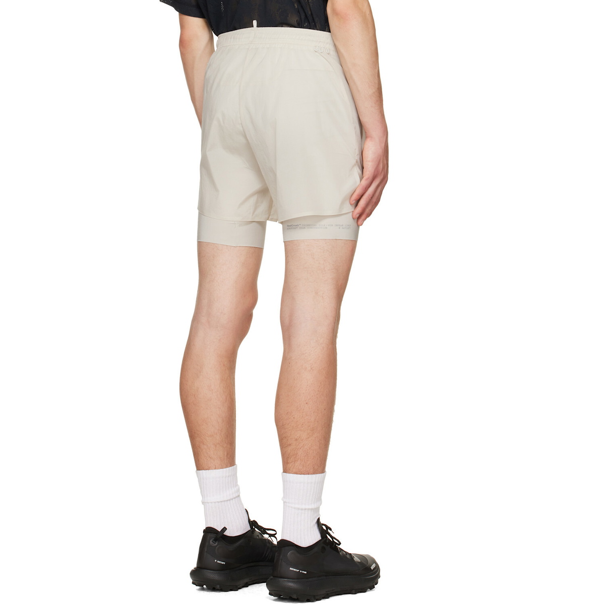 Satisfy Gray HeatCrush 8 Desert Shorts