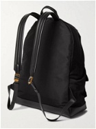 TOM FORD - Large Leather-Trimmed Nylon Backpack