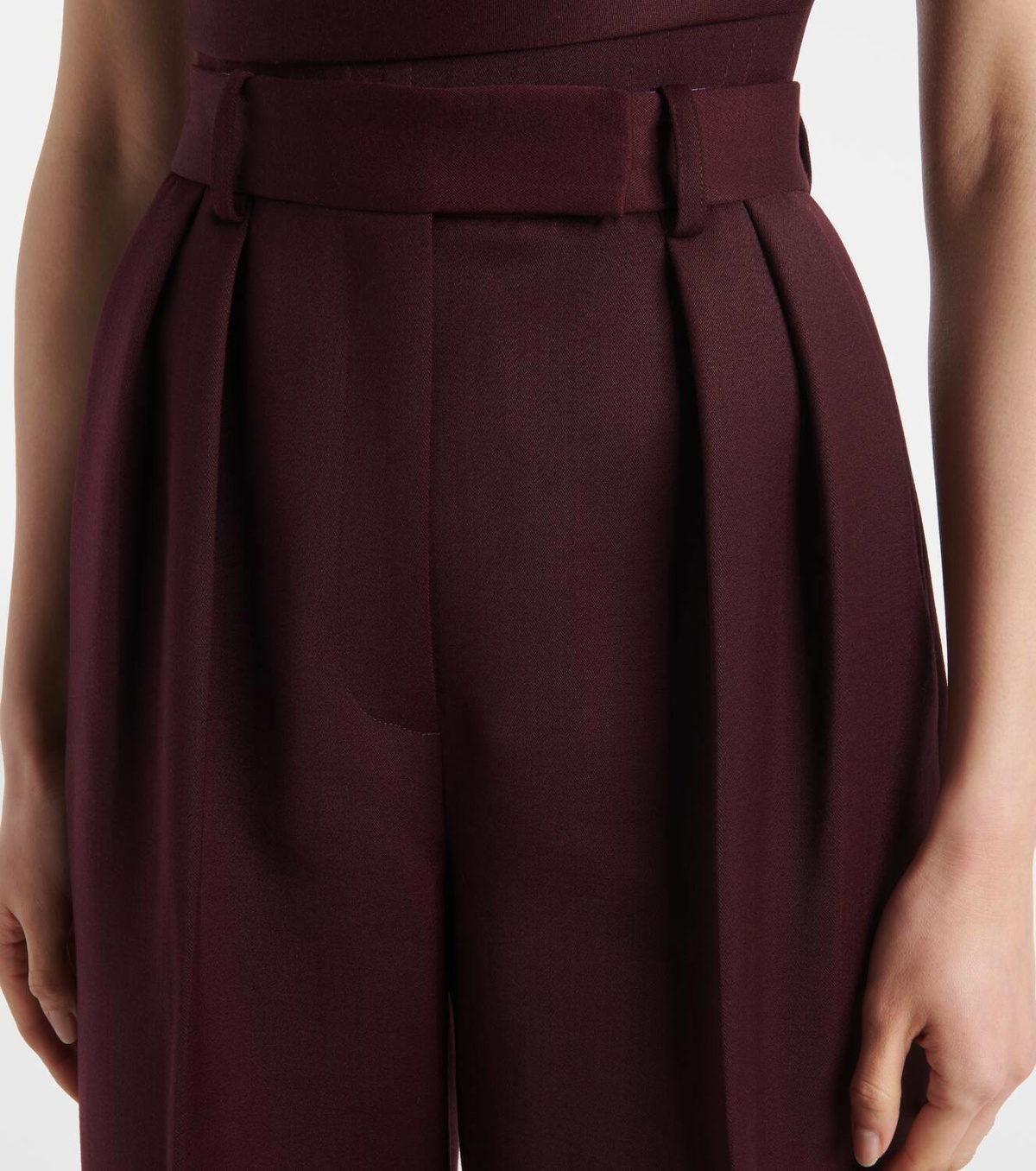 Alex Perry High-rise wide-leg pants