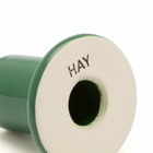 HAY Tube Candleholder - Small in Green 