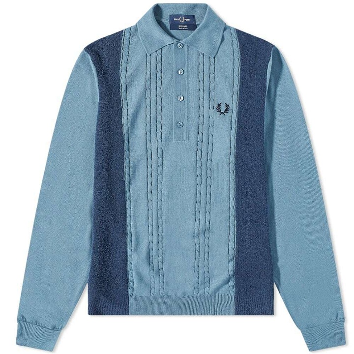 Photo: Fred Perry Cable Long Sleeve Polo