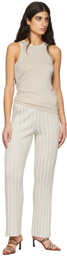 House of Dagmar Beige Penelope Lounge Pants