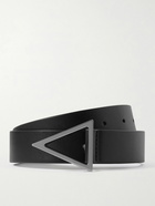 Bottega Veneta - 3cm Leather Belt - Black