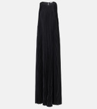 Joseph Chenes pleated halterneck maxi dress