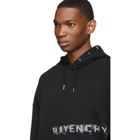 Givenchy Black Graffiti Logo Hoodie