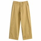 Beams Boy Women's Wide Chino Pants in Beige