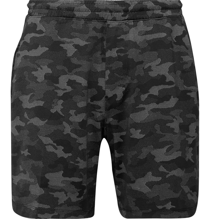 Photo: Lululemon - Pace Breaker Printed Swift Shorts - Black