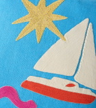 Jonathan Adler Playa Sailboat linen cushion