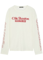 Cole Buxton Rodeo Printed Cotton T-shirt White