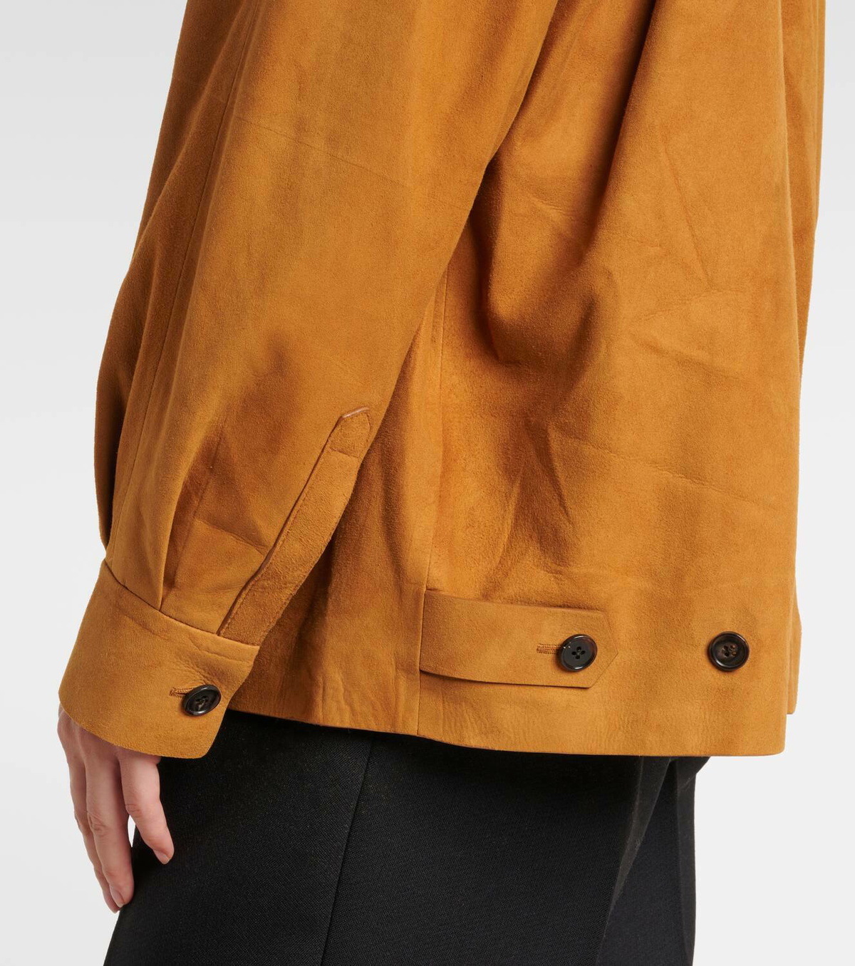 The Row Sedor suede jacket
