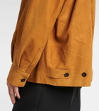 The Row Sedor suede jacket