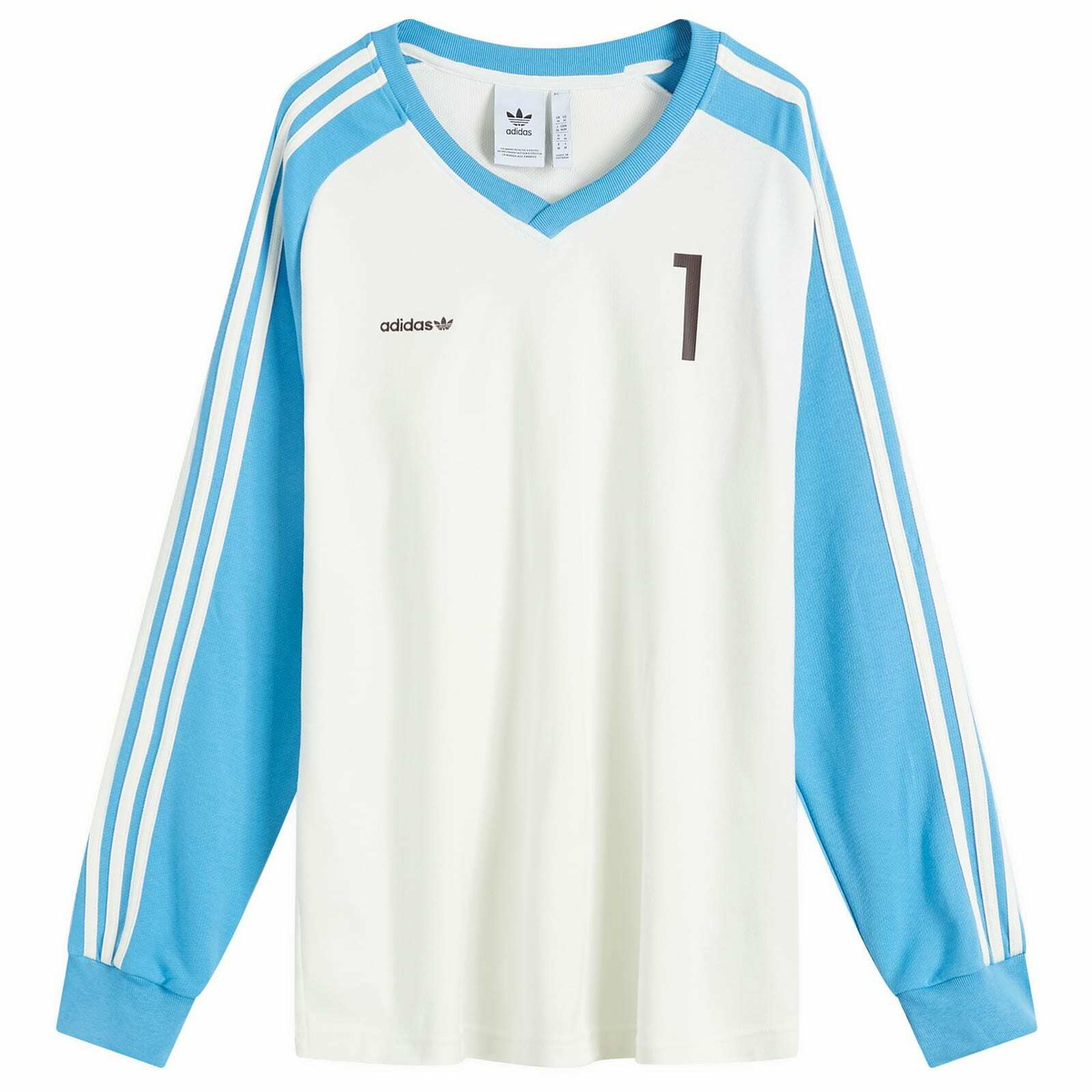 Adidas CLOT Crochet By EC Superstar Track Top in Bright Blue Adidas CLOT Crochet By EC Superstar Track Top in Bright Blue