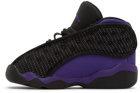 Nike Jordan Baby Black & Purple Jordan 13 Retro Sneakers