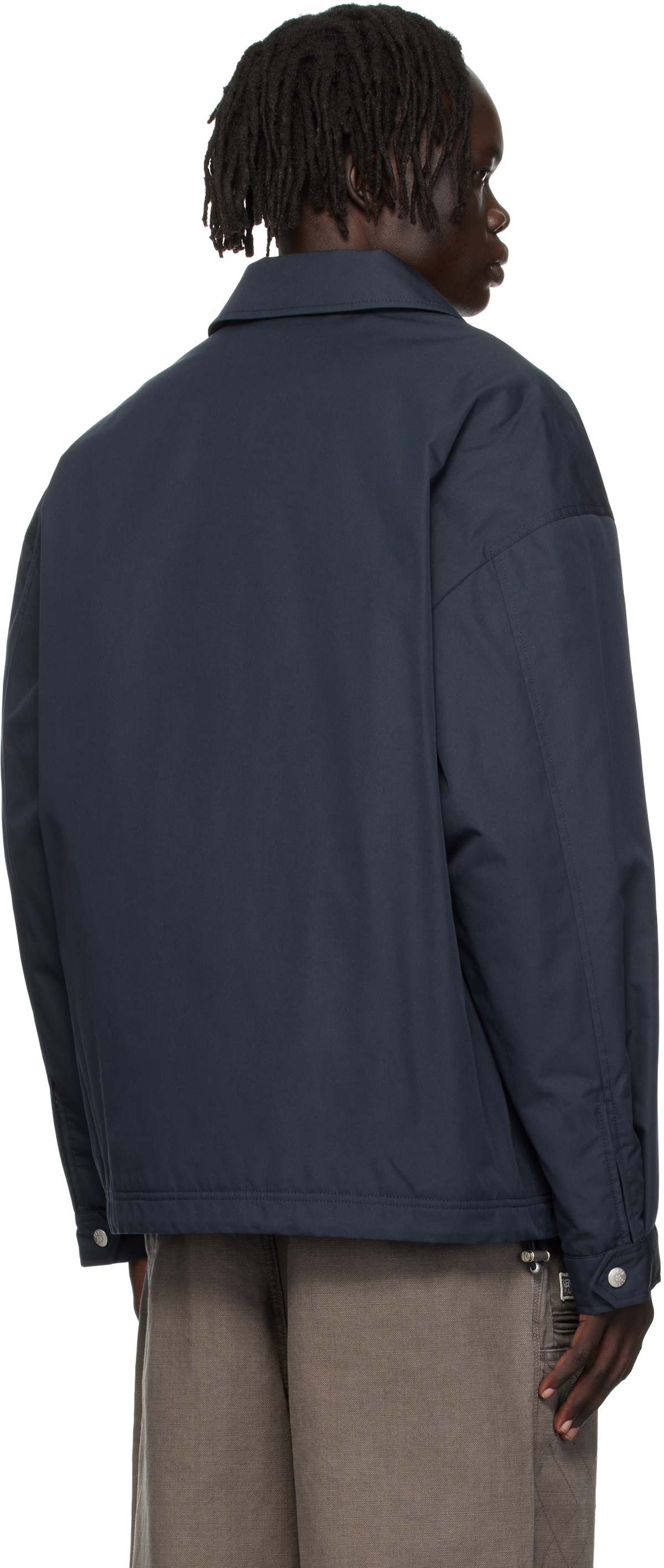 Kenzo Navy Kenzo Paris 'Kenzo Paris Chainstitch' Coach Jacket