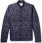 Aztech Mountain - Corkscrew Quilted Shell Shirt Jacket - Storm blue