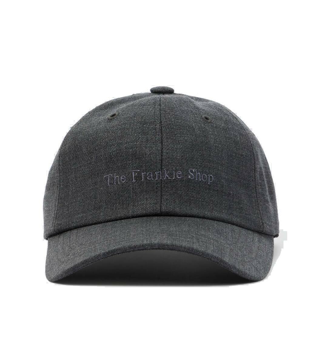 THE FRANKIE SHOP - Logo Wool Blend Baseball Cap The Frankie Shop