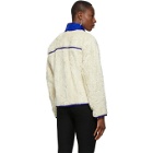 Ambush Off-White Fleece Zip-Up Jacket