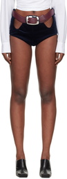 Jean Paul Gaultier Navy 'The Cut-Out Culotte' Shorts