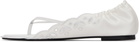 JACQUEMUS White 'The Flat' Sandals