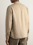 Aspesi - Button-Down Collar Hemp Shirt - Neutrals