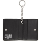 Maison Margiela White and Black Leather Bifold Wallet