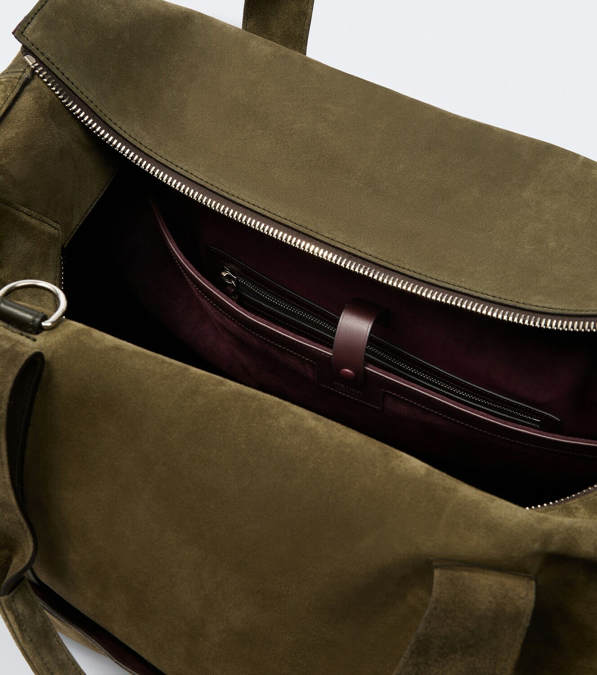 Métier Racer 53 suede duffel bag