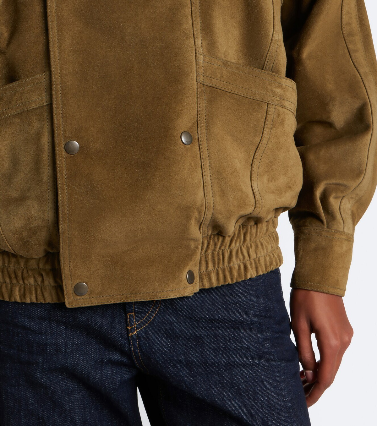 Saint Laurent Suede blouson jacket