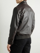 Brioni - Leather Jacket - Brown