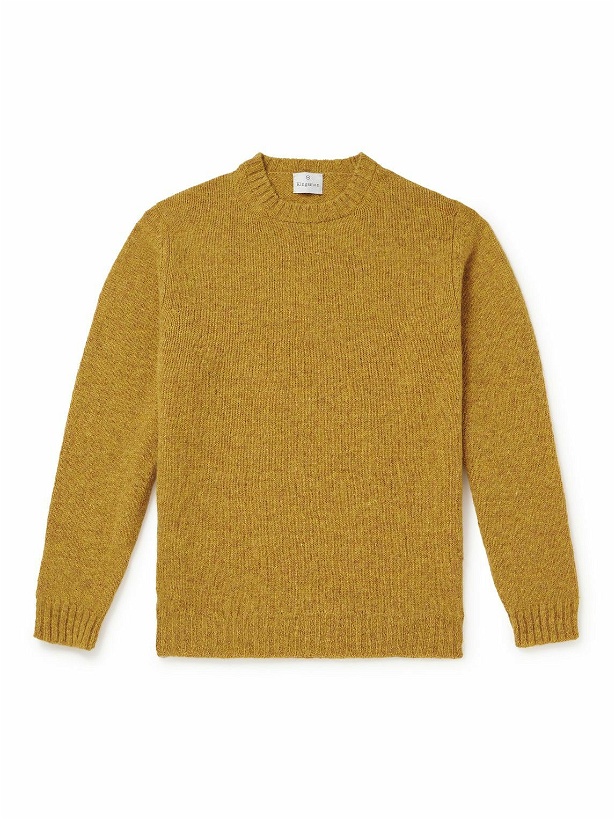 Photo: Kingsman - Shetland Wool Sweater - Yellow