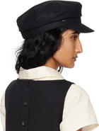 Weekend Max Mara Black Angora Cap