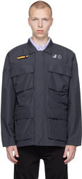 Universal Works Navy K-Way Edition Porthmeor Jacket