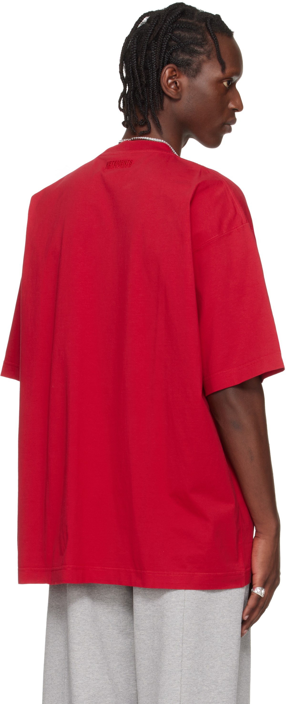 VETEMENTS Red 'Pornstar' T-shirt