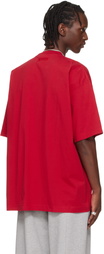 VETEMENTS Red 'Pornstar' T-shirt