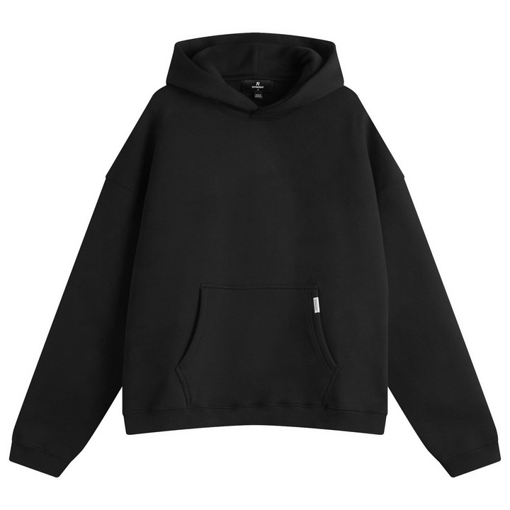 Photo: Represent Men's Initial Boxy Hoodie in Black