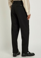 Versace Tailored Wool Trousers Black