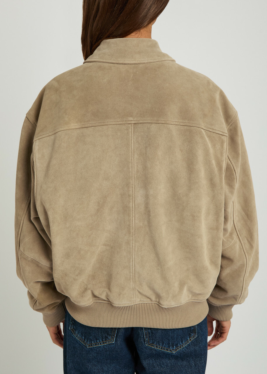 Citizens OF Humanity Vivienne Suede Jacket Beige