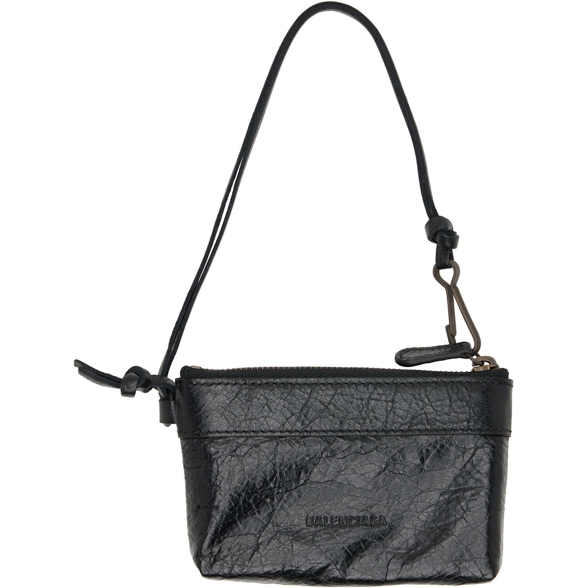Balenciaga Black 'Le City' Coin Pouch Wallet