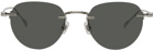 Montblanc Silver Round Sunglasses