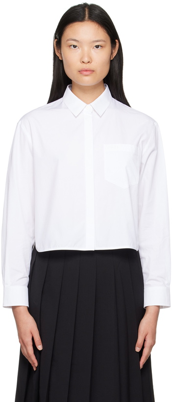 Photo: Juun.J White Cropped Shirt