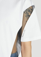 Mugler - Sheer Panel T-Shirt in White